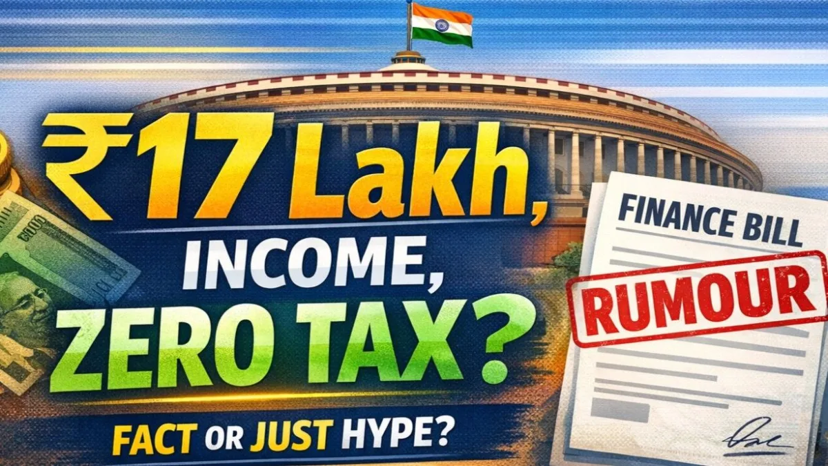 ₹17 Lakh Zero Tax Rumour: What’s Real and What’s Hype